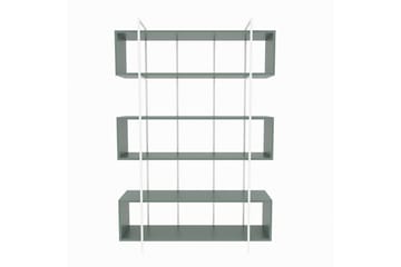 Bruti kirjahylly 120 cm maalattua puuta - Salviansävyinen vihreä - Säilytys - Hylly - Kirjahylly