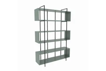 Bruti kirjahylly 120 cm maalattua puuta - Musta - Säilytys - Hylly - Kirjahylly