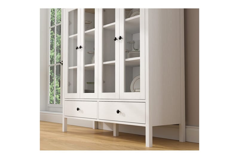 Cadrel Kirjahylly 130 cm - Luonnollinen/Valkoinen - Säilytys - Hylly - Kirjahylly