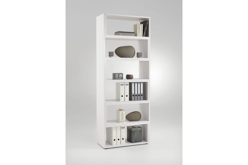 Calvia jatkettava kirjahylly 84,2 cm maalattua puuta - Valkoinen - Säilytys - Hylly - Kirjahylly