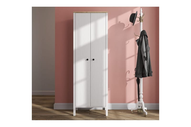 Calyra Hyllyjärjestelmä 63x190 cm - Luonnollinen/Valkoinen - Säilytys - Hylly - Hyllyjärjestelmä