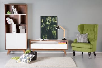 Columbus kirjahylly 79 cm pähkinä - Ruskea - Säilytys - Hylly - Kirjahylly