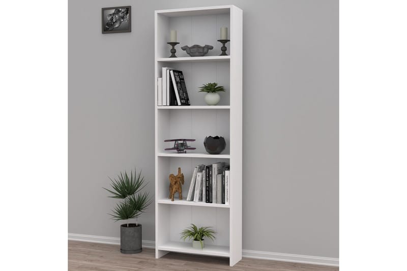 Crala Kirjahylly 56 cm - Valkoinen - Säilytys - Hylly - Kirjahylly