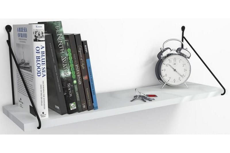 Decormet Seinähylly - Valkoinen/Harmaa - Säilytys - Hylly - Seinähylly