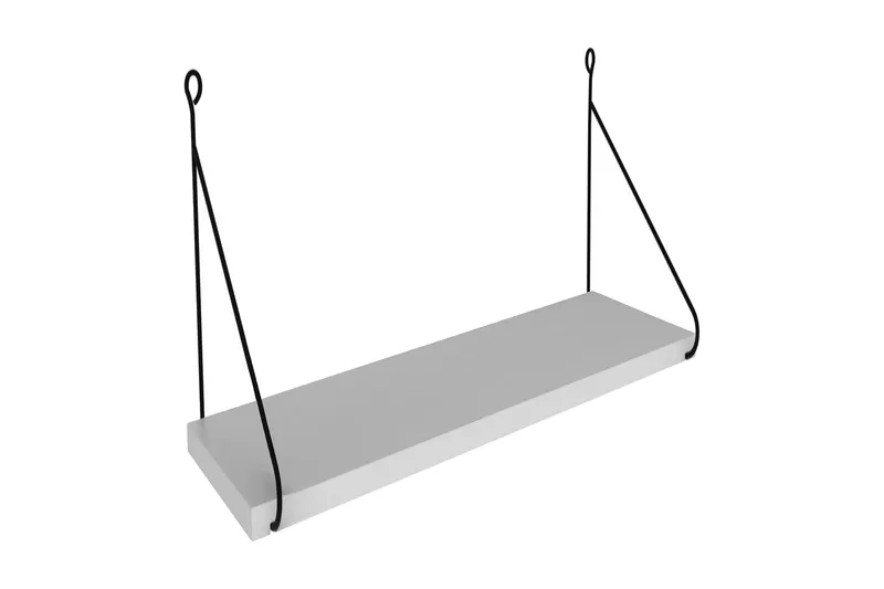 Decormet Seinähylly - Valkoinen/Harmaa - Säilytys - Hylly - Seinähylly