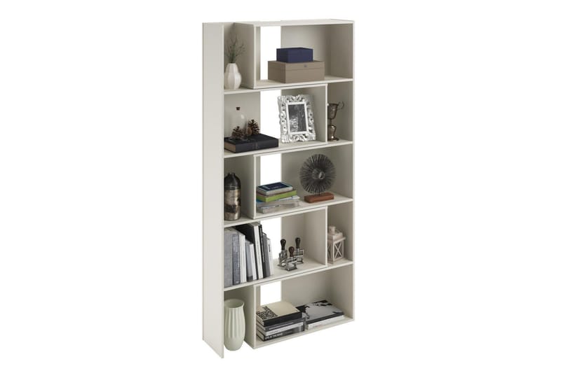 Decorotika jatkettava kirjahylly 140 cm maalattua puuta - Valkoinen - Säilytys - Hylly - Kirjahylly