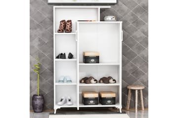 Decorotika kirjahylly 90 cm maalattua puuta - Valkoinen - Säilytys - Hylly - Kirjahylly