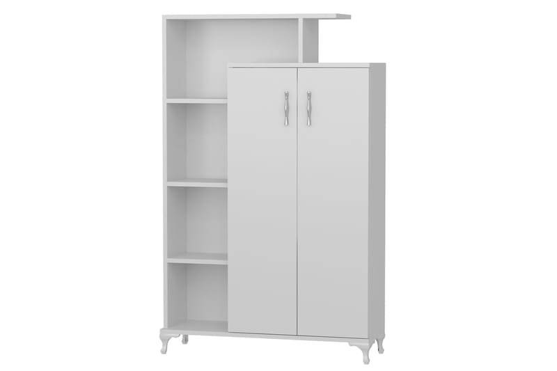 Decorotika kirjahylly 90 cm maalattua puuta - Valkoinen - Säilytys - Hylly - Kirjahylly