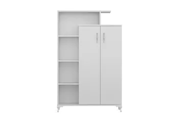 Decorotika kirjahylly 90 cm maalattua puuta - Valkoinen - Säilytys - Hylly - Kirjahylly