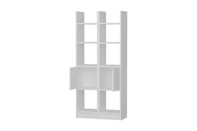 Decorotika Kirjahylly - Extra Valkoinen - Säilytys - Hylly - Kirjahylly