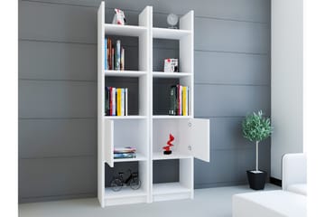 Decorotika Kirjahylly - Extra Valkoinen - Säilytys - Hylly - Kirjahylly