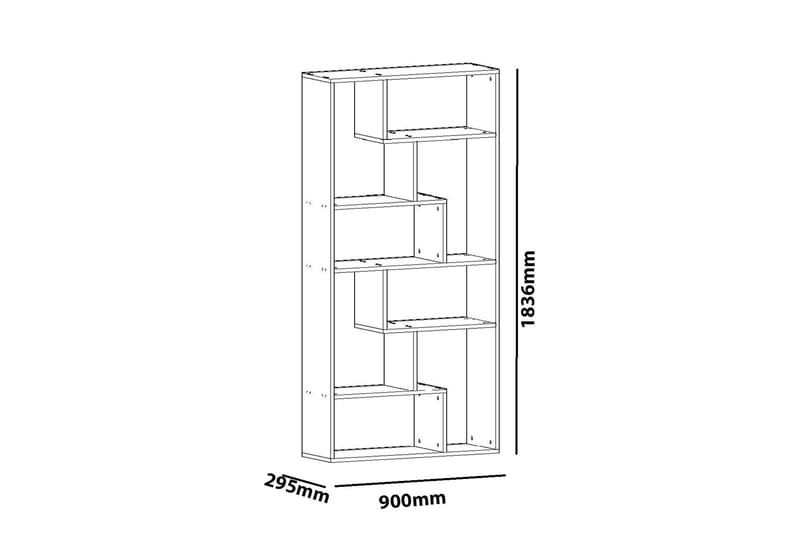 Decorotika Kirjahylly - Säilytys - Hylly - Kirjahylly