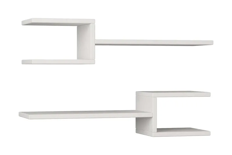 Decorta Seinähylly - Valkoinen - Säilytys - Hylly - Seinähylly