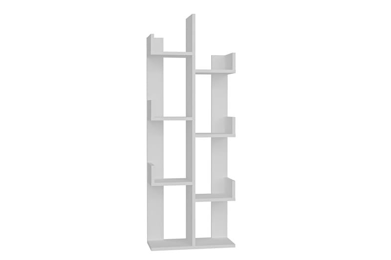 Desgrar kirjahylly 50x173 cm maalattu puu - Valkoinen - Säilytys - Hylly - Kirjahylly