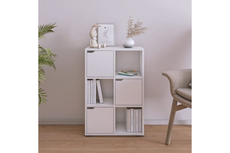 Drayla Kirjahylly 60 cm - Valkoinen - Säilytys - Hylly - Kirjahylly