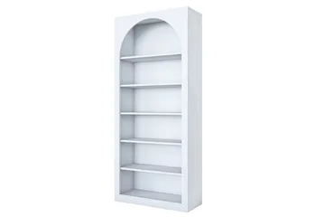 Eimar Kirjahylly 80 cm - Valkoinen - Säilytys - Hylly - Kirjahylly