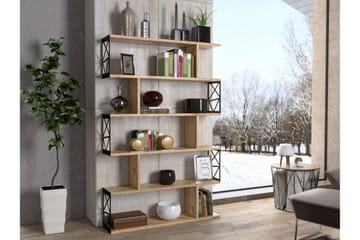 Elspet Kirjahylly 90 cm - Ruskea - Säilytys - Hylly - Kirjahylly