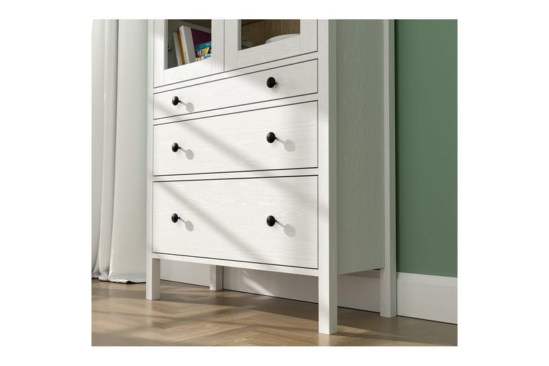 Elvan Kirjahylly 83 cm - Luonnollinen/Valkoinen - Säilytys - Hylly - Kirjahylly