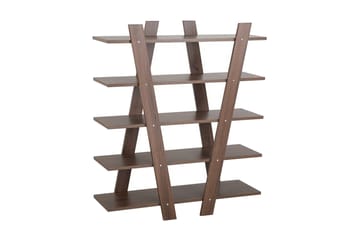 Escalante kirjahylly 100 cm pähkinä - Ruskea - Säilytys - Hylly - Kirjahylly