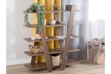 Escalante kirjahylly 100 cm pähkinä - Ruskea - Säilytys - Hylly - Kirjahylly