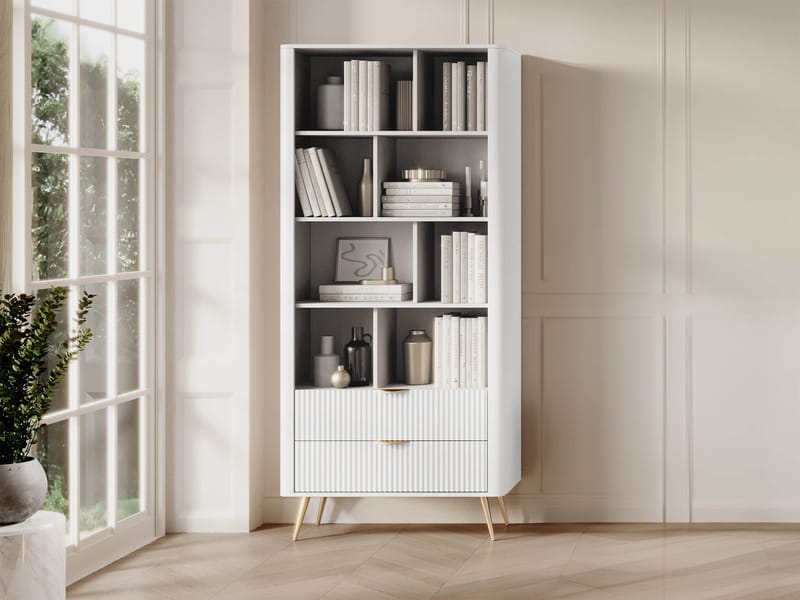 Forba Kirjahylly 194 cm - valkoinen - Säilytys - Hylly - Kirjahylly