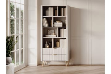 Forba kirjahylly 88 cm vaalea puu - Beige - Säilytys - Hylly - Kirjahylly