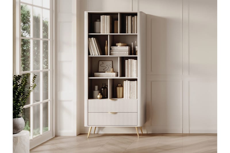 Forba kirjahylly 88 cm vaalea puu - Beige - Säilytys - Hylly - Kirjahylly