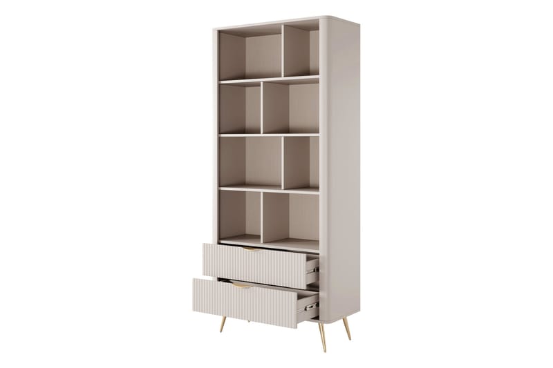 Forba kirjahylly 88 cm vaalea puu - Beige - Säilytys - Hylly - Kirjahylly
