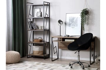 Forres kirjahylly 64 cm tummaa puuta - Harmaanruskea - Säilytys - Hylly - Kirjahylly