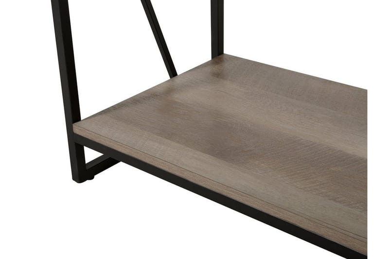 Forres kirjahylly 64 cm tummaa puuta - Harmaanruskea - Säilytys - Hylly - Kirjahylly