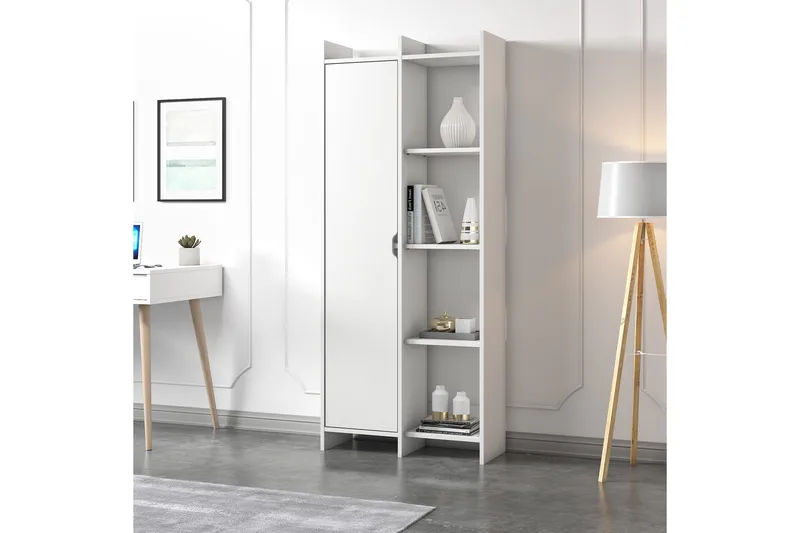 Gerard Kirjahylly 70 cm - Valkoinen - Säilytys - Hylly - Kirjahylly