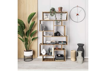 Hardy kirjahylly 96 cm pähkinä - Ruskea - Säilytys - Hylly - Kirjahylly