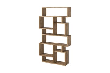 Hardy kirjahylly 96 cm pähkinä - Ruskea - Säilytys - Hylly - Kirjahylly