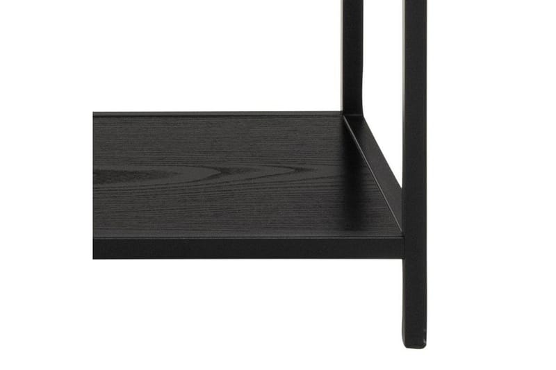 Hartsoe kirjahylly 135 cm metallia puulevyllä - Musta - Säilytys - Hylly - Kirjahylly
