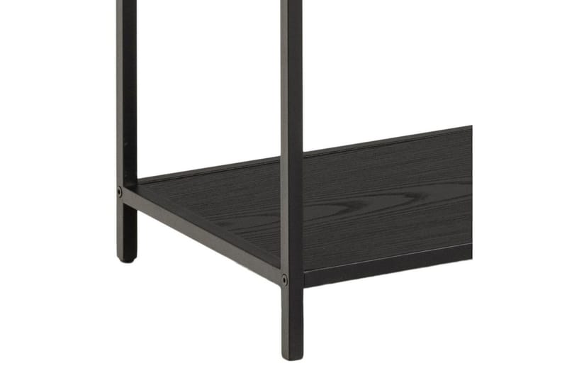 Hartsoe kirjahylly 135 cm metallia puulevyllä - Musta - Säilytys - Hylly - Kirjahylly