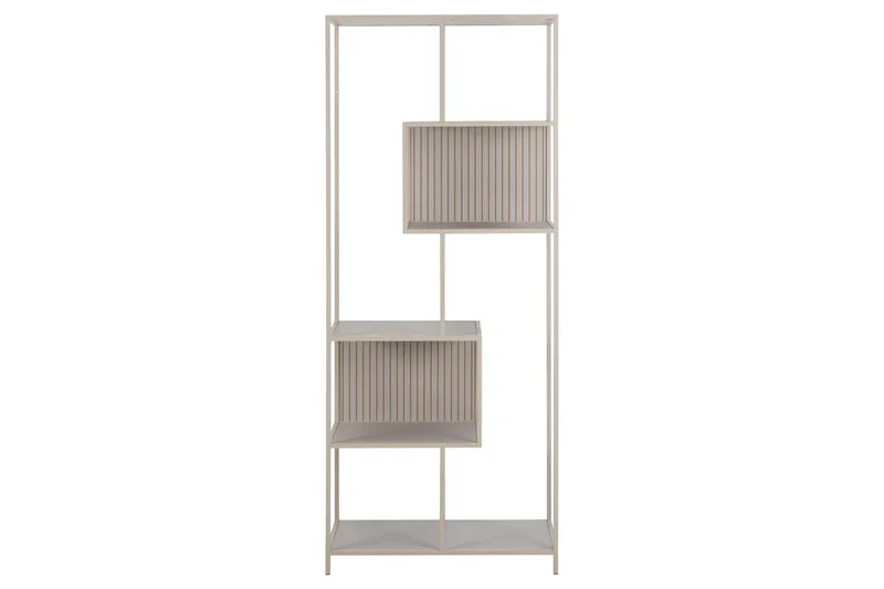 Hartsoe kirjahylly 77 cm metallia - Hiekanbeige - Säilytys - Hylly - Kirjahylly