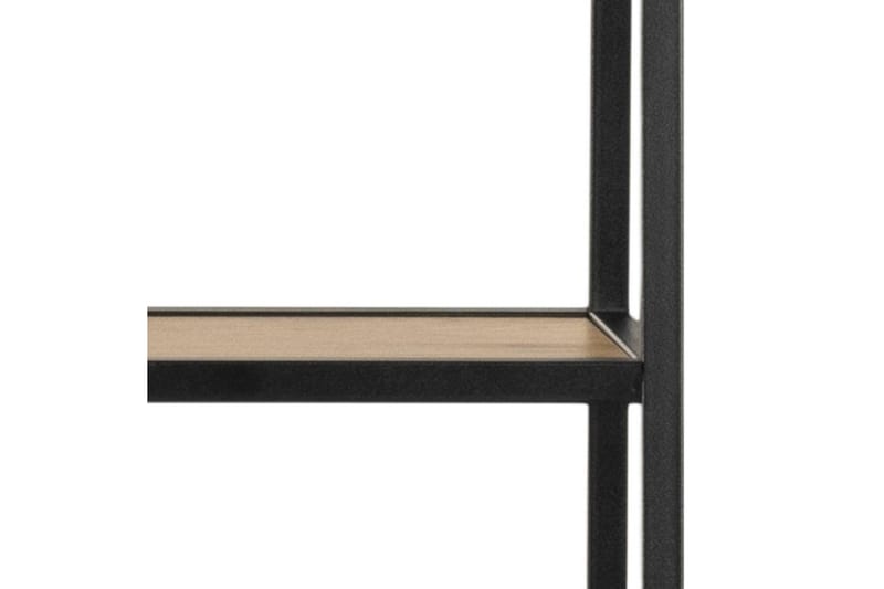 Hartsoe kirjahylly 77 cm metallia puulevyllä - Musta|Beige - Säilytys - Hylly - Kirjahylly