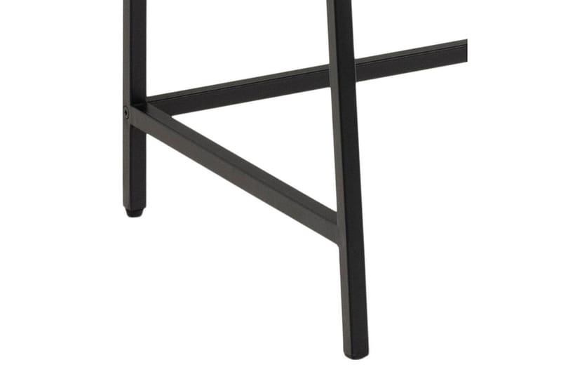 Hartsoe kirjahylly 77 cm metallia puulevyllä - Musta|Beige - Säilytys - Hylly - Kirjahylly