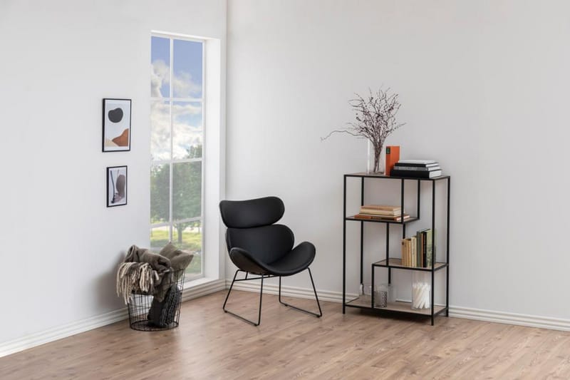 Hartsoe kirjahylly 77 cm tammi - Ruskea - Säilytys - Hylly - Kirjahylly