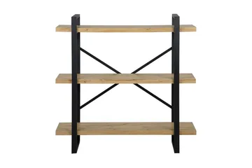 Harvley kirjahylly 111 cm tammi - Ruskea - Säilytys - Hylly - Kirjahylly