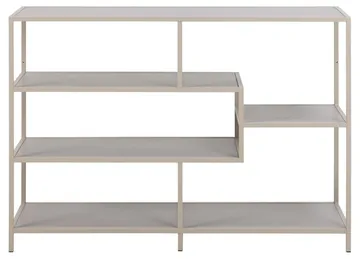 Hasslevik kirjahylly 114 cm - Harmaa - Säilytys - Hylly - Kirjahylly