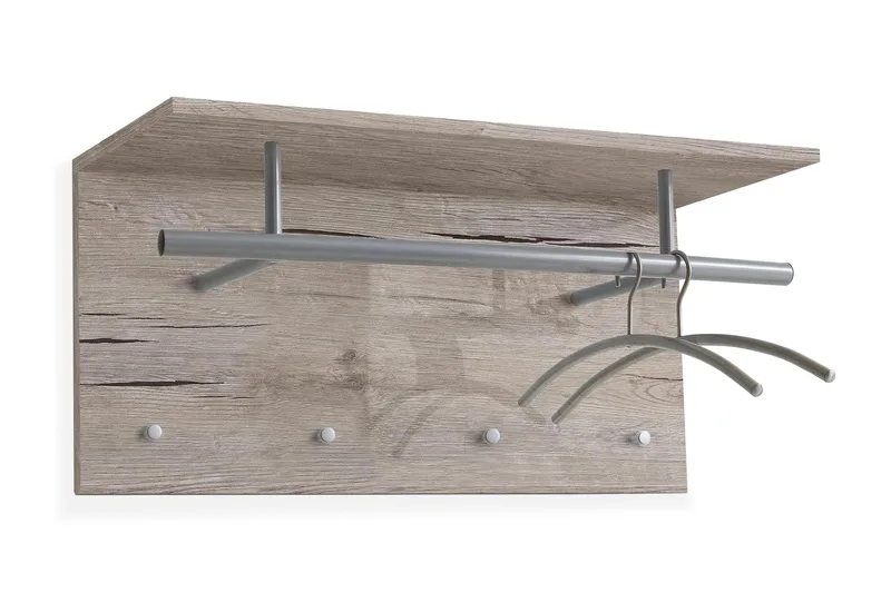 Hattuhylly Beatriz 72 cm, Vaalea Tammi