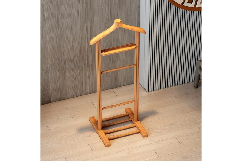 Hattuhylly Betao Tek 46x34 cm - Luonnonväri - Säilytys - Vaatesäilytys - Vaatenaulakko - Vaateteline & pukuteline
