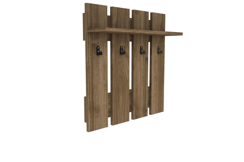 Hattuhylly Carinaro 70x18 cm - Tummanruskea - Säilytys - Hylly - Hattuhylly