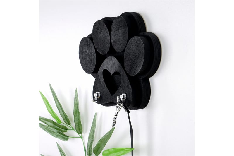 Hattuhylly Furbaby 17x4 cm - Musta - Säilytys - Hylly - Hattuhylly