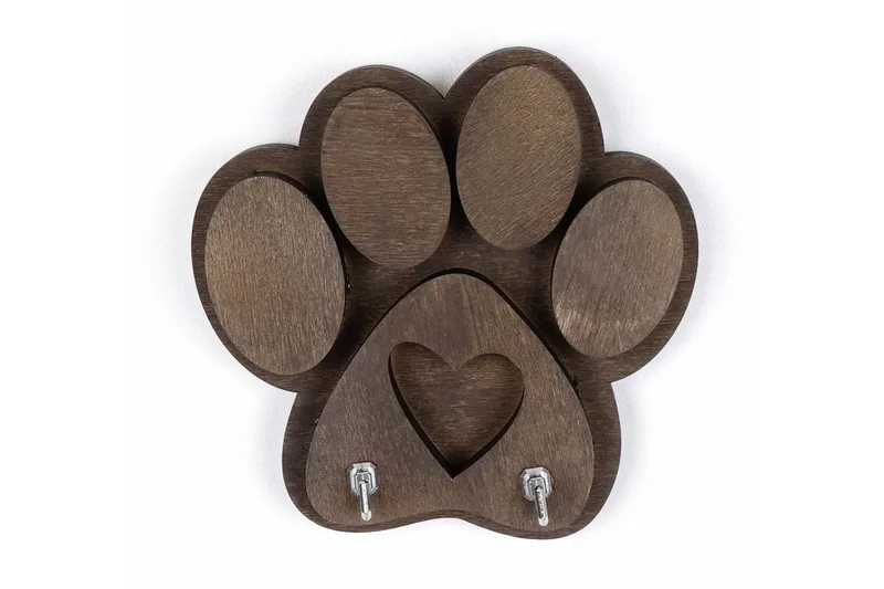 Hattuhylly Furbaby 17x4 cm - Ruskea - Säilytys - Hylly - Hattuhylly