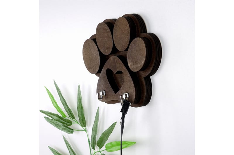 Hattuhylly Furbaby 17x4 cm - Ruskea - Säilytys - Hylly - Hattuhylly