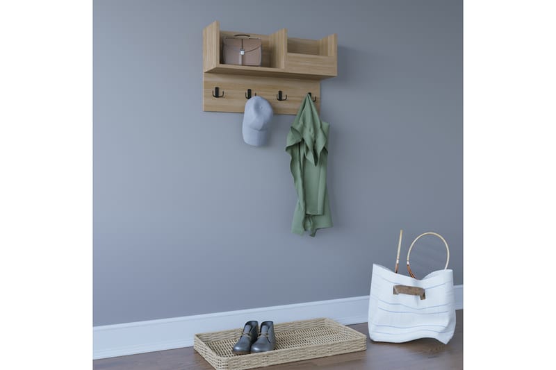 Hattuhylly Sameul 72x24 cm - Luonnonväri - Säilytys - Hylly - Hattuhylly