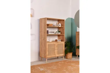 Hazeran kirjahylly 90 cm tammi - Tammi - Säilytys - Hylly - Kirjahylly