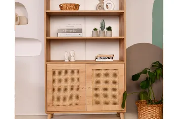 Hazeran kirjahylly 90 cm tammi - Tammi - Säilytys - Hylly - Kirjahylly